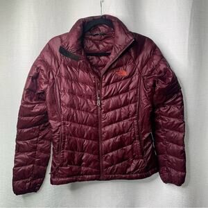 The North face flare down puffer‎ quilted lightweight jacket size small women’s